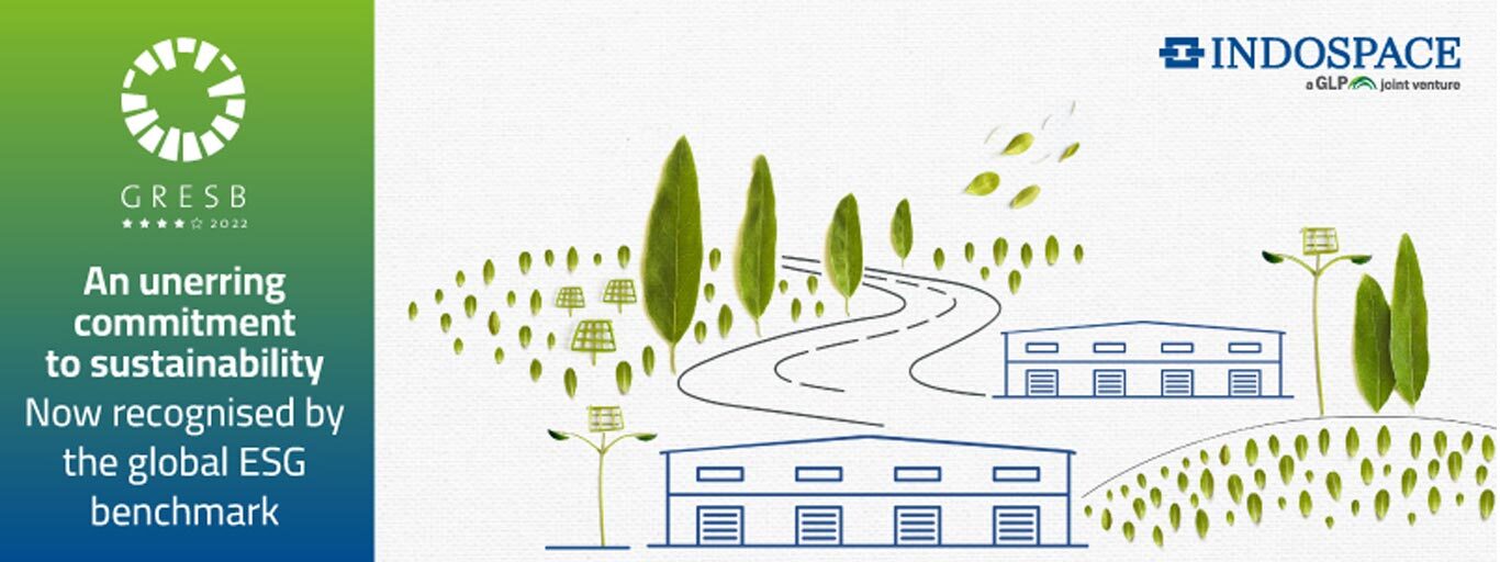Indospace Logistics Parks and warehousing provider recognised for Its Sustainable Initiatives by GRESB